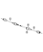 68572563AC - : Axle Half Shaft for Mopar Image