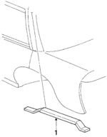 10073838 - Body: Molding for Chevrolet: Corsica Image