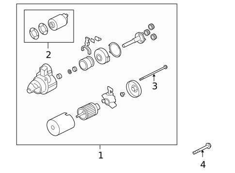 Starter & Related Components for 2008 Mitsubishi Outlander #0