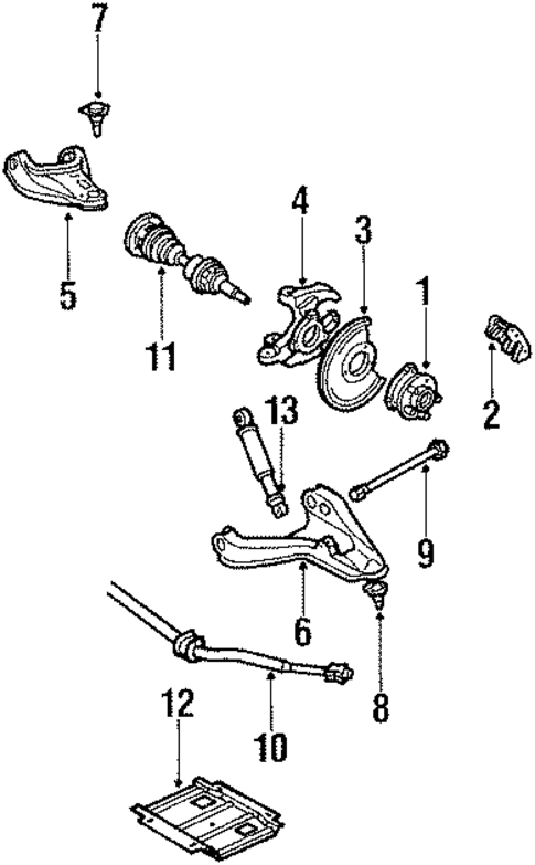 Suspension Components for 1990 Chevrolet S10 #1