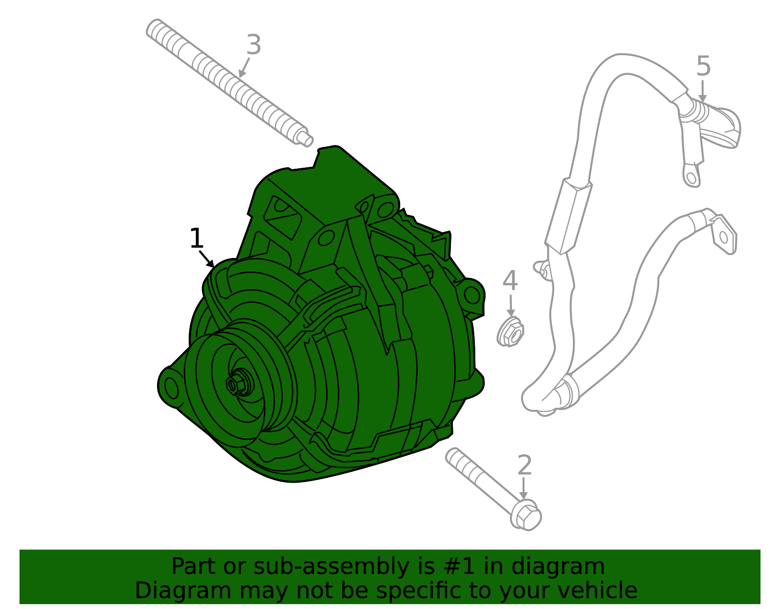 2012-2017 GM Alternator 22988006 | OEM Parts Online