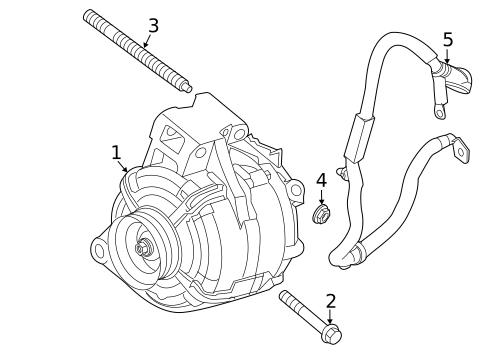 Alternator for 2014 GMC Terrain #0