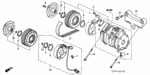 6388RAA505RM - Body/Air Conditioning: COMPRESSOR, A/C (RMD) for Honda Image