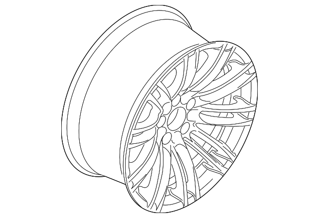 36117845880 - 2013-2020 BMW Wheel, Alloy (36-11-7-845-880