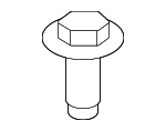 LR009266 - Cooling System: Fan Assembly Screw for Land-Rover Image
