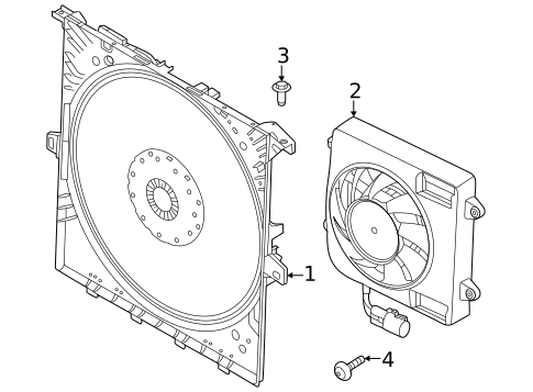Cooling Fan for 2023 Land Rover Range Rover Sport #0