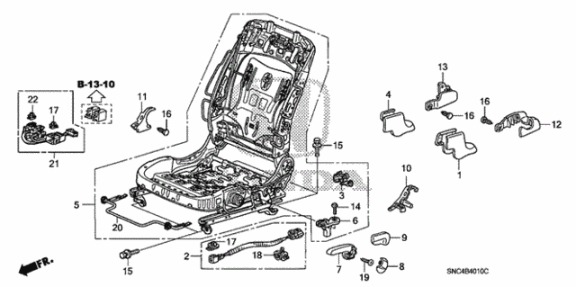 Front Seat Components (L.) for 2006 Honda Civic #0