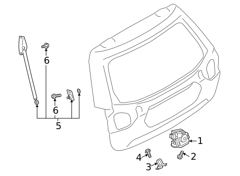 Liftgate for 2025 Subaru Forester #0