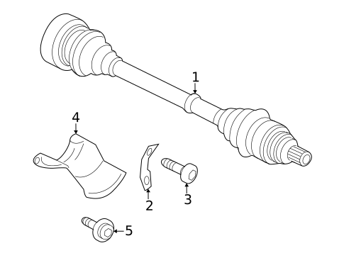 Drive Axles for 2025 Audi Q5 Sportback #0