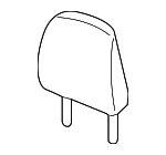 82140T6ZL01ZA - Body: Headrest for Honda: Ridgeline Image