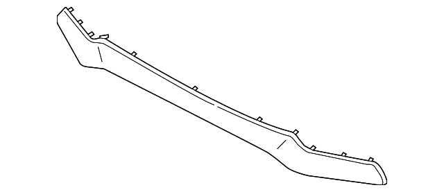 KN 86696-J9000 Genuine Hyundai Moulding Assembly-Rear Bumper,Center