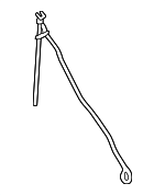 LR095476 - Body: Lifter for Land Rover: Range Rover Image