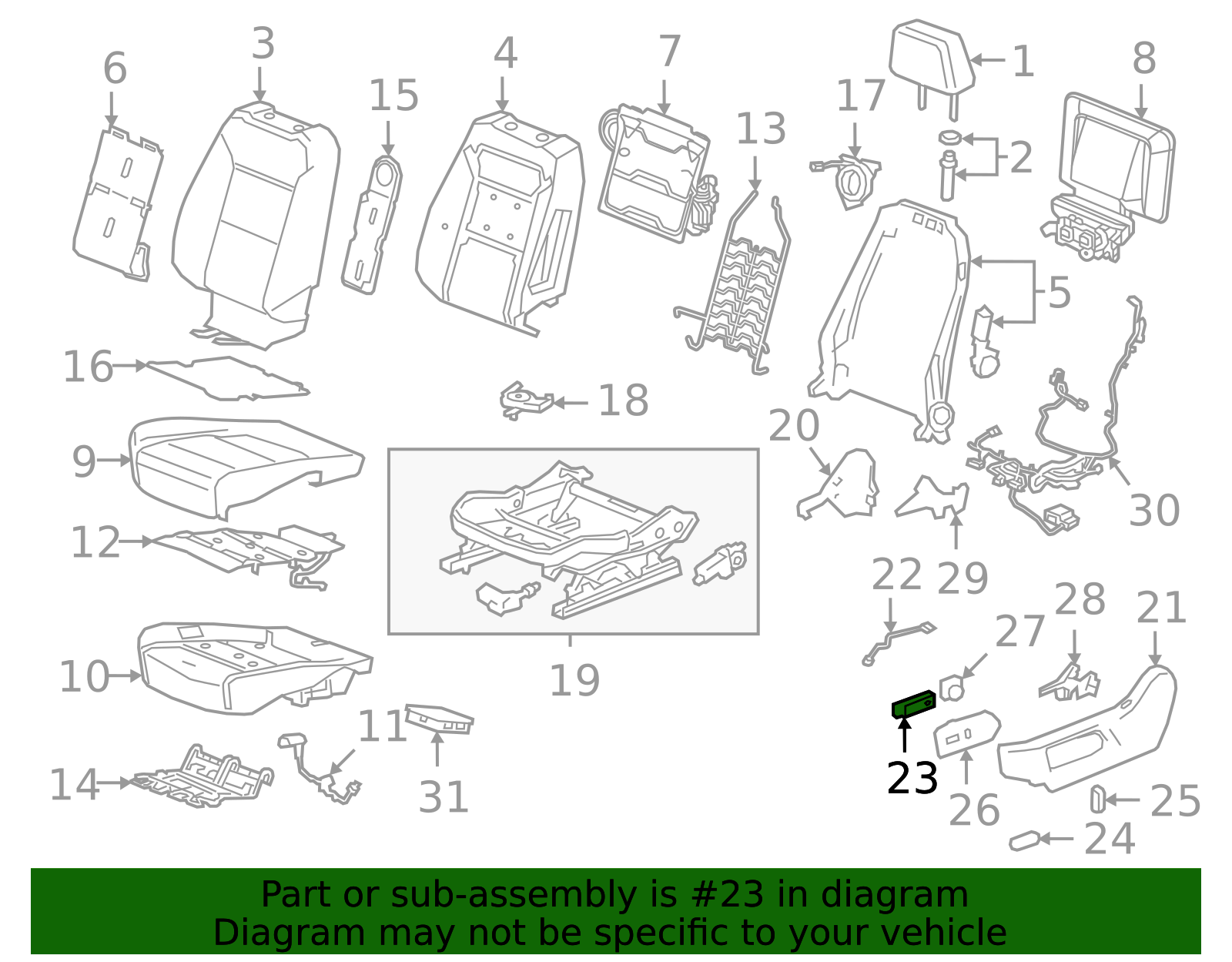 Seat Switch 85667459 GM | GMPartsDirect.com
