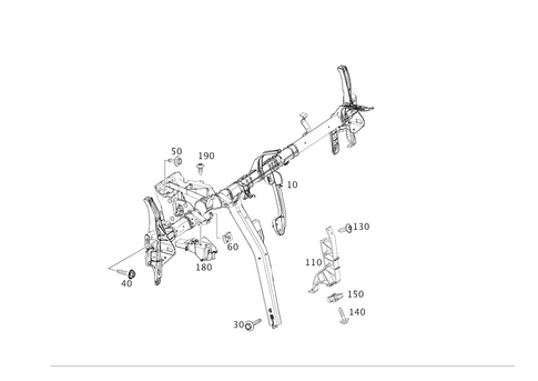 Crossmember Below Instrument Panel for 2015 Mercedes-Benz B Electric Drive #0