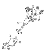 68038390AE - Exhaust: Front Pipe And Converter, Right for Mopar Image image