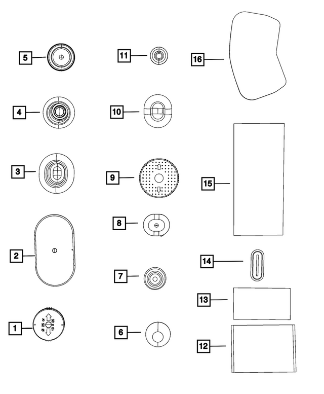 5160307AB - Body Sheet Metal Except Doors: Body Plug for Mopar Image