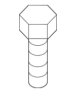 9XF00215X0 - : Ignition Coil Bolt for Mazda: 3, 6, CX-3, CX-5, CX-50, CX-70, CX-9, CX-90, MX-5 Miata, Tribute Image
