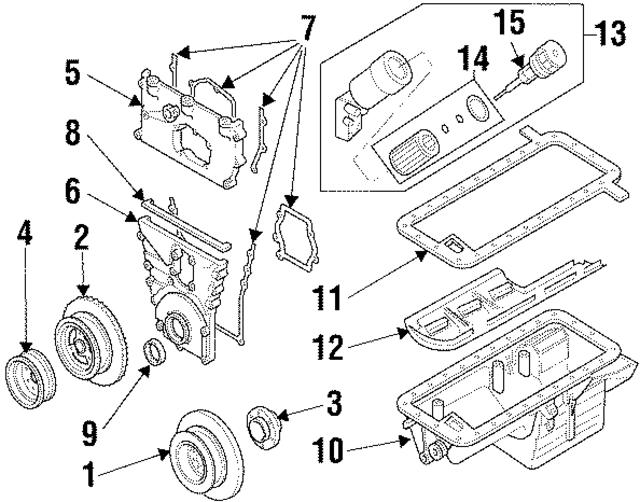 11211721099 - Engine: Hub for BMW Image