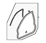 72350S10023 - Body: Door Weather-strip for Honda: CR-V Image