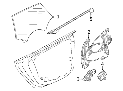 Front Door for 2023 Audi RS5 Sportback #2