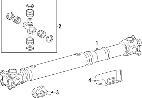 Drive Shaft for 2024 Lexus GX550 #0
