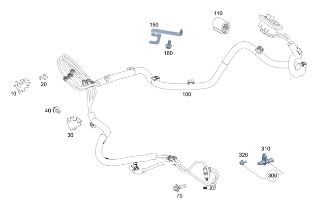 4635460700 - : Line Bracket for Mercedes-Benz Image