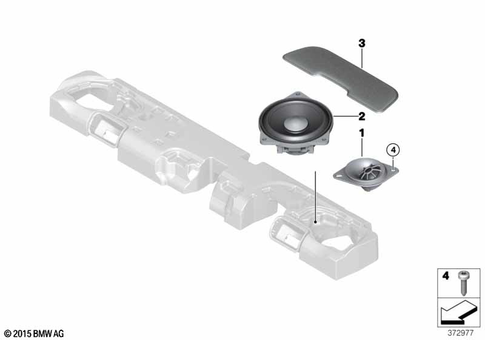 Single Parts Loudspeaker for 2021 BMW BMW ALPINA B7 #3