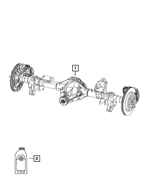 Rear Axle Assembly for 2019 Ram 1500 #0