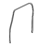 25931888 - Body: Weather-strip On Body for Hummer: H3, H3T Image