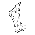 15247832 - Body: Lower Pillar Reinforced for Hummer: H3, H3T Image