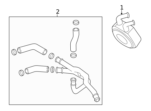 Engine Oil Cooler for 2004 Mazda MPV #0