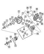 5143141AA - Front Suspension &amp; Drive: Differential Housing for Mopar Image