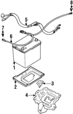 7252450G00 - : Hold Down for Suzuki Image