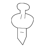 11561349 - Body: Bumper Cover Retainer for Buick: Terraza | Chevrolet: Uplander | Pontiac: Montana Image