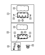 4892294AA - 3.5L Gas; Engine: Cylinder Head Cover Isolator, Mounting for Chrysler: 300, Pacifica, Sebring, Town &amp; Country | Dodge: Avenger, Challenger, Charger, Grand Caravan, Journey, Magnum, Nitro Image