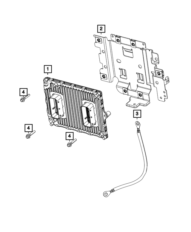 68434934AC - Electrical: Engine Controller Module for Mopar Image image