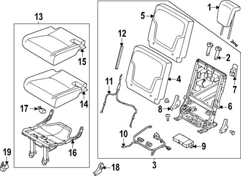 Third Row Seats for 2025 Nissan Armada #1