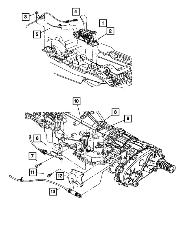 6506676AA - Automatic Transaxle 4 Speed: Nut &amp; Washer for Mopar Image