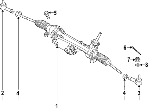 Steering Gear & Linkage for 2023 Hyundai Ioniq 6 #0
