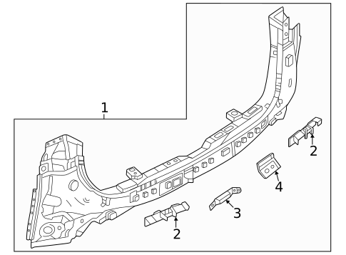 Rear Body for 2024 Mazda CX-90 #0