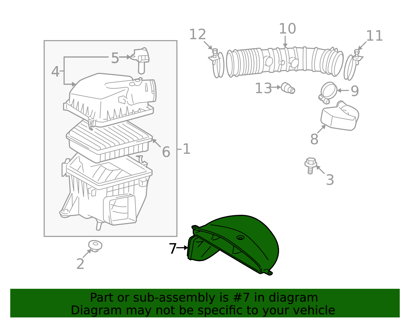 2006-2015 Lexus Engine Air Intake Hose 17751-31100 | OEM Parts Online