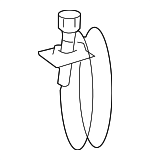 9611110880 - Engine: Air Hose Clamp for Lexus: ES250, ES300, ES330, ES350, GS350, IS250, IS350, NX250, NX350, RX330, RX350, TX350, TX550h+ Image