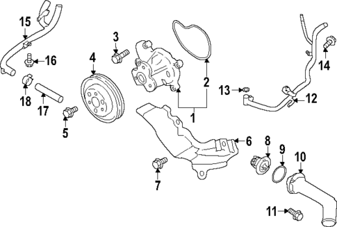 Water Pump for 2024 Subaru WRX #0