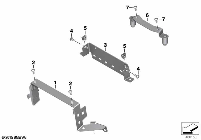 6327651212 - Seats and Seat Bench: Binding Head Screw - M5X16-A2-80 for BMW-Motorrad Image