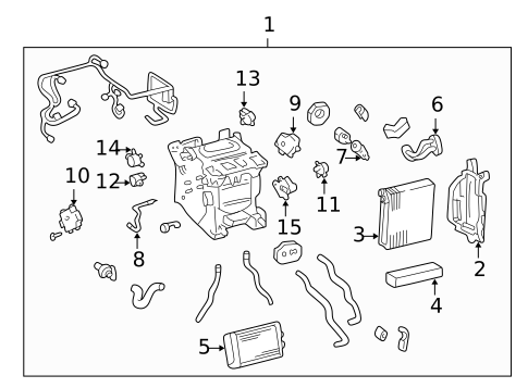 Heater for 2002 Lexus LS430 #0