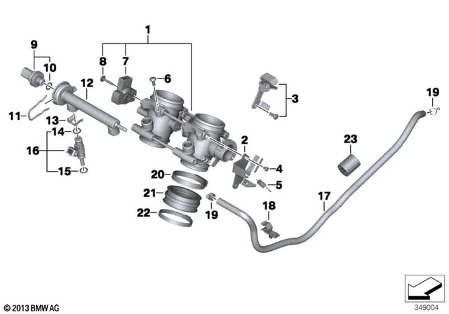 61137838241 - : Toothed Ring              for BMW-Motorrad Image