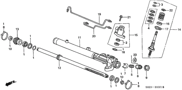 P.S. Gear Box Components ('99-) for 2000 Honda Civic #0