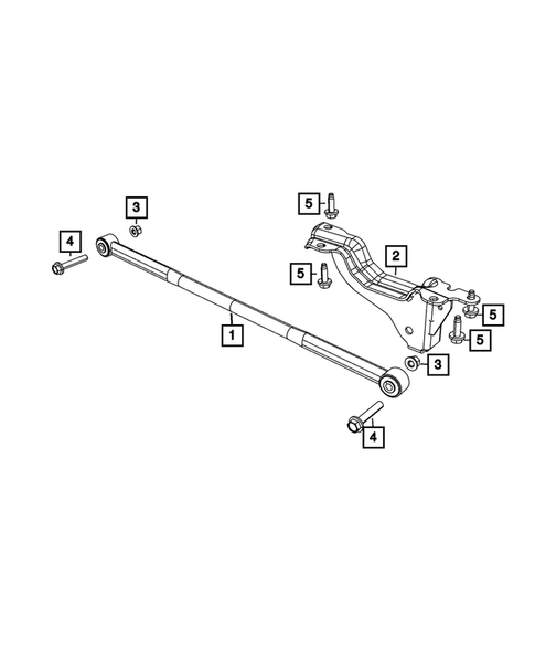 Rear Stabilizer Bar for 2019 Dodge Grand Caravan #0