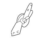 7134035020 - Body: Hinge for Toyota: 4Runner Image