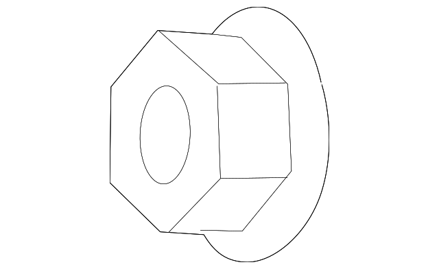 Bracket Nut - Porsche (N-106-092-01)
